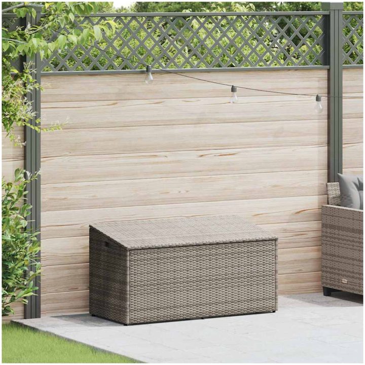 Dynbox grå konstrotting vidaXL 110 x 50 x 58 cm – bild 2
