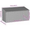 Dynbox grå konstrotting vidaXL 110 x 50 x 58 cm – miniatyr 11