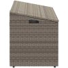 Dynbox grå konstrotting vidaXL 110 x 50 x 58 cm – miniatyr 5