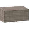 Dynbox grå konstrotting vidaXL 110 x 50 x 58 cm – miniatyr 1