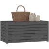 Dynbox grå massiv furu vidaXL 101 x 50.5 x 46.5 cm – miniatyr 4
