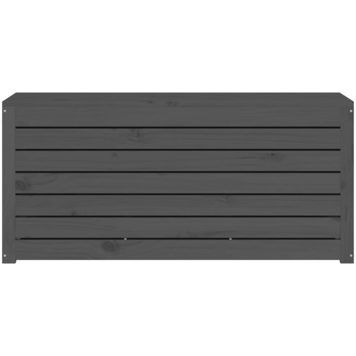 Dynbox grå massiv furu vidaXL 101 x 50.5 x 46.5 cm – bild 5