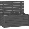 Dynbox grå massiv furu vidaXL 101 x 50.5 x 46.5 cm – miniatyr 6