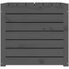 Dynbox grå massiv furu vidaXL 101 x 50.5 x 46.5 cm – miniatyr 7