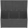 Dynbox grå massiv furu vidaXL 101 x 50.5 x 46.5 cm – miniatyr 8