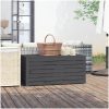 Dynbox grå massiv furu vidaXL 101 x 50.5 x 46.5 cm – miniatyr 1