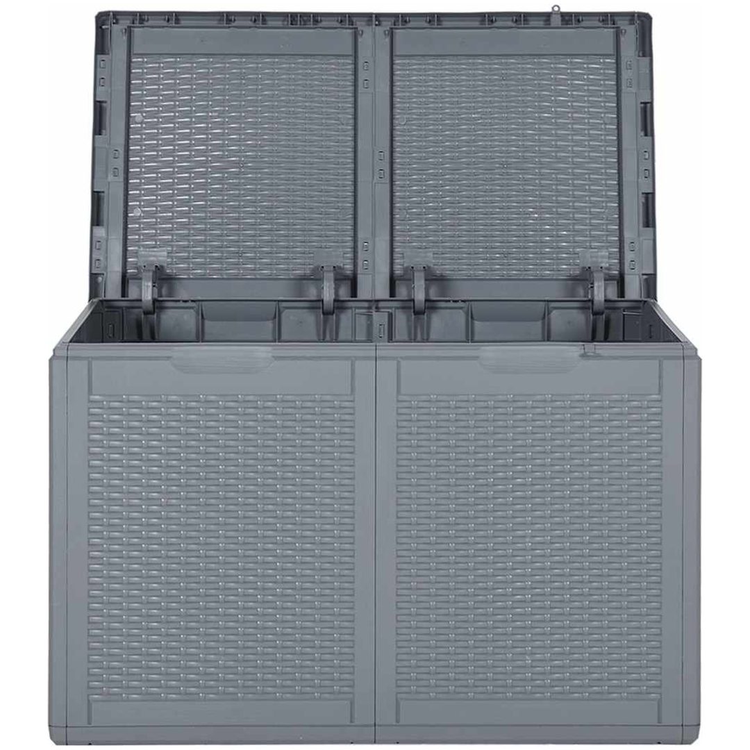 Dynbox grå PP rotting 180 l vidaXL – bild 5
