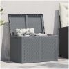Dynbox grå PP rotting 180 l vidaXL – miniatyr 1