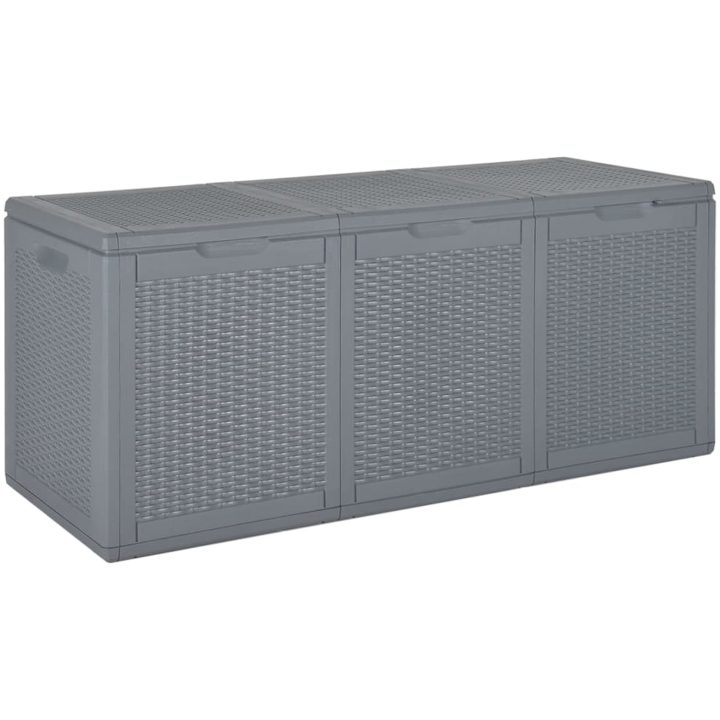 Dynbox grå PP rotting 270 l vidaXL – bild 2