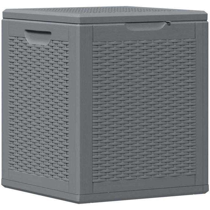 Dynbox grå PP rotting 90 l vidaXL – bild 2