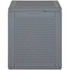 Dynbox grå PP rotting 90 l vidaXL – miniatyr 3