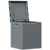 Dynbox grå PP rotting 90 l vidaXL – miniatyr 4