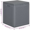 Dynbox grå PP rotting 90 l vidaXL – miniatyr 8
