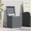 Dynbox grå PP rotting 90 l vidaXL – miniatyr 1