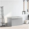 Dynbox grå vidaXL 109 x 67 x 65 cm – miniatyr 2