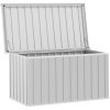 Dynbox grå vidaXL 129 x 67 x 65 cm – miniatyr 5