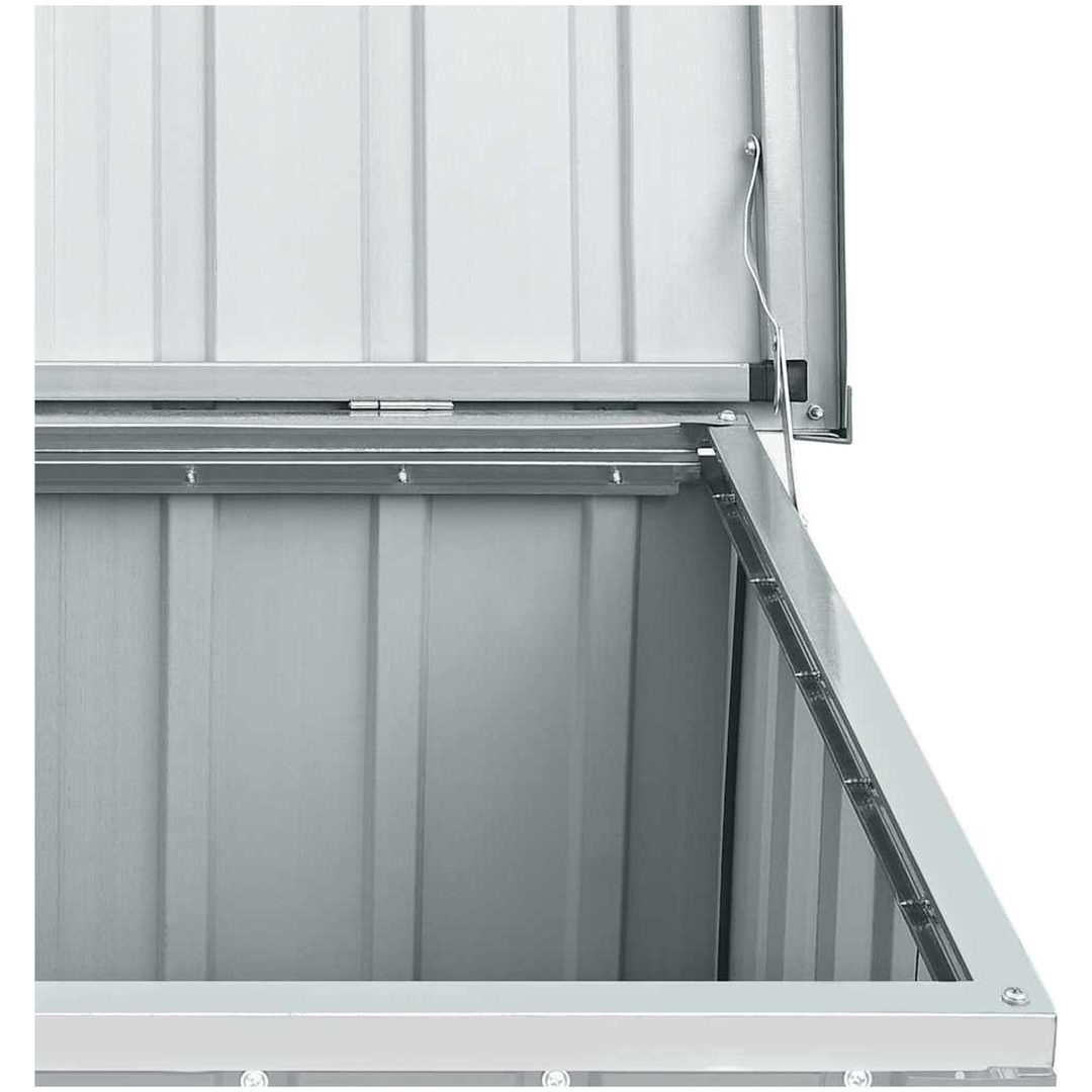 Dynbox grå vidaXL 129 x 67 x 65 cm – bild 9