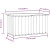 Dynbox grön vidaXL 129 x 67 x 65 cm – miniatyr 11