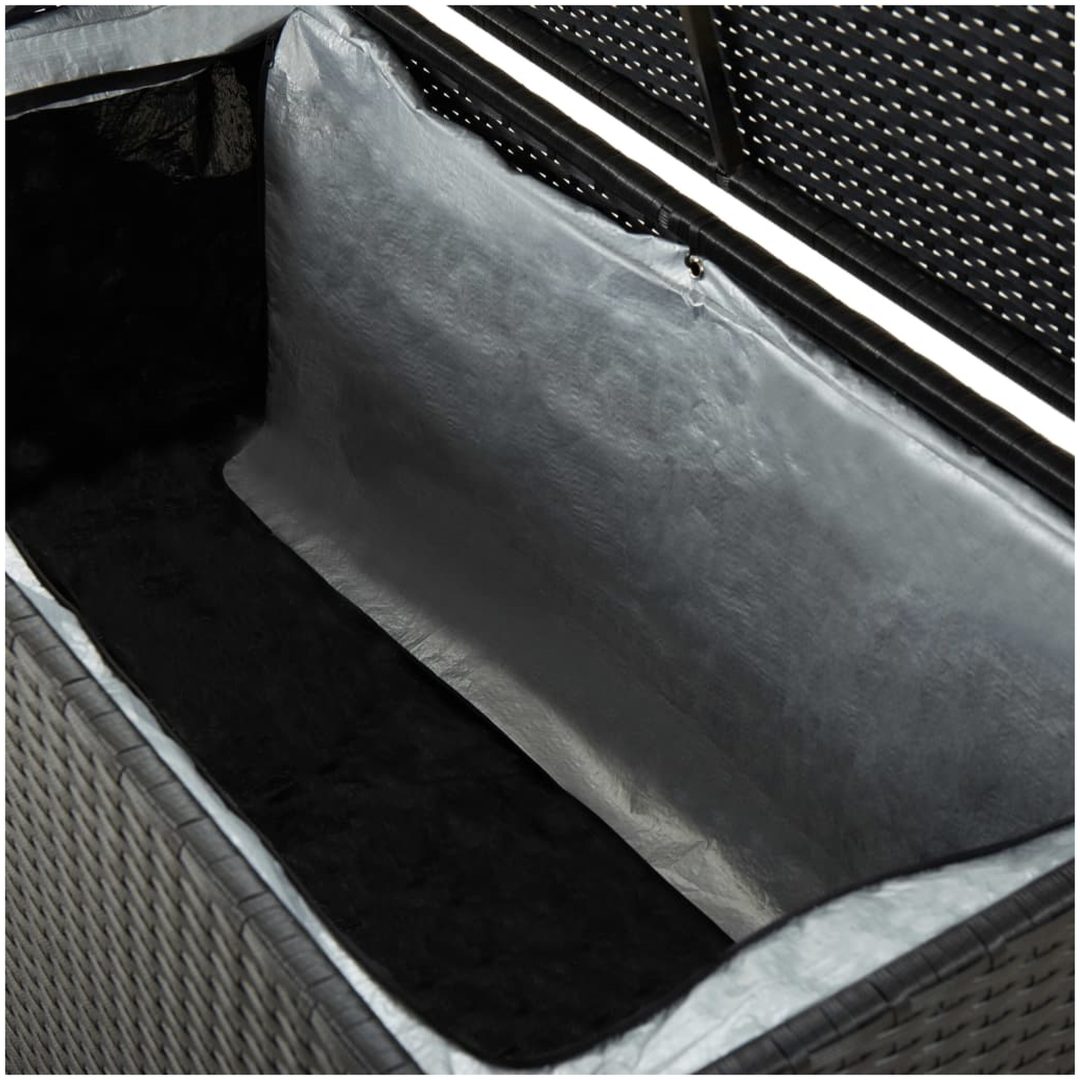 Dynbox konstrotting svart vidaXL 100 x 50 x 50 cm – bild 5