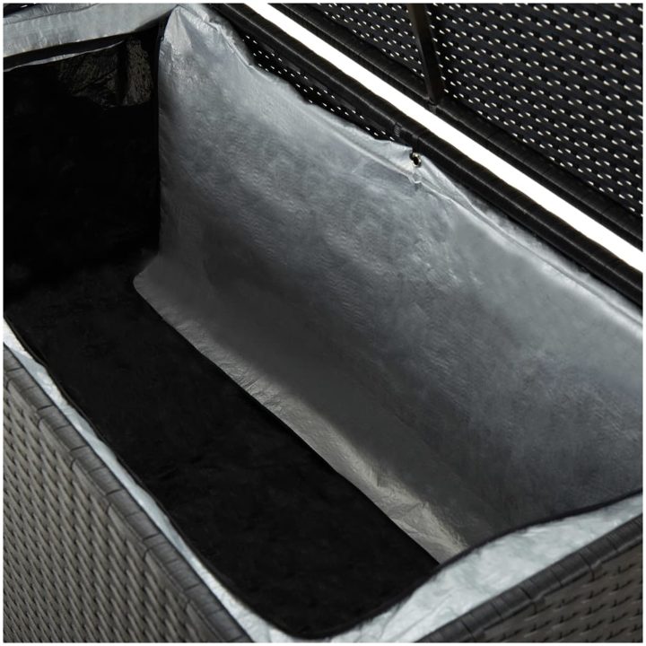 Dynbox konstrotting svart vidaXL 100 x 50 x 50 cm – bild 5
