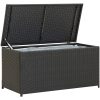 Dynbox konstrotting svart vidaXL 100 x 50 x 50 cm – miniatyr 1