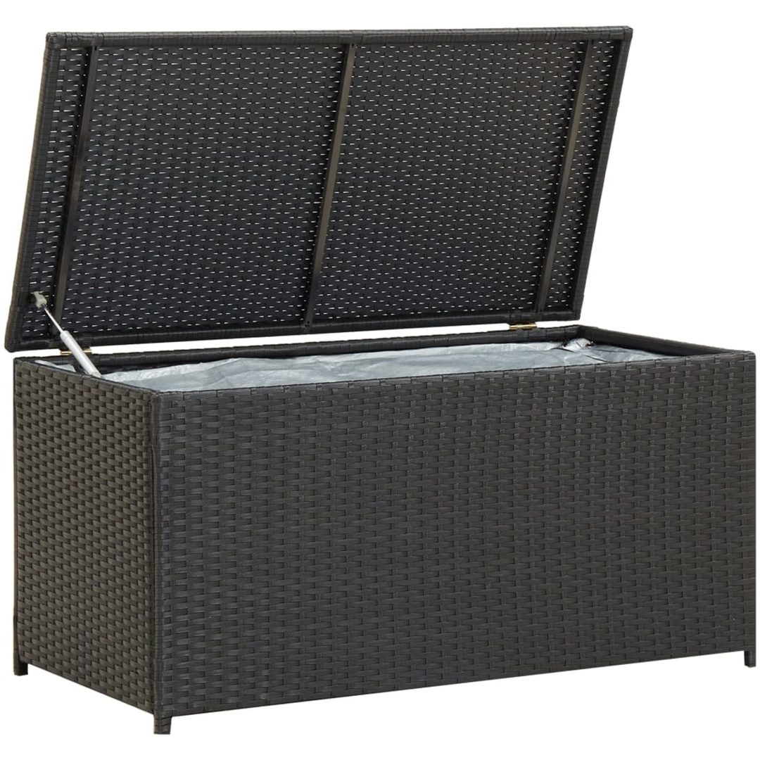Dynbox konstrotting svart vidaXL 100 x 50 x 50 cm