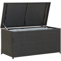 Dynbox konstrotting svart vidaXL
