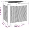 Dynbox ljusbrun 55,5x43x53 cm polypropen vidaXL – miniatyr 8