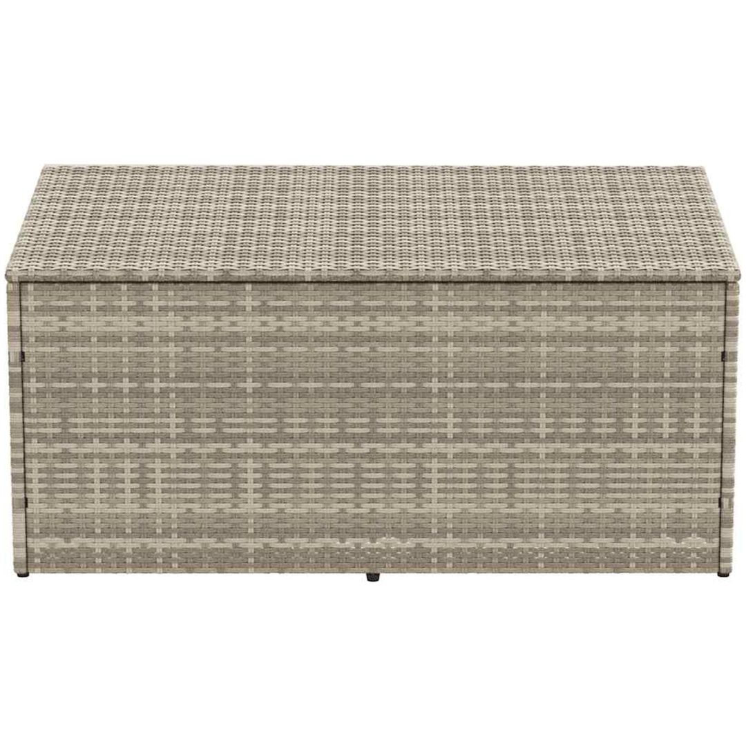 Dynbox ljusgrå konstrotting vidaXL 110 x 50 x 58 cm – bild 4