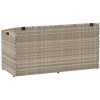Dynbox ljusgrå konstrotting vidaXL 110 x 50 x 58 cm – miniatyr 6