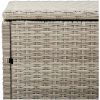 Dynbox ljusgrå konstrotting vidaXL 110 x 50 x 58 cm – miniatyr 8