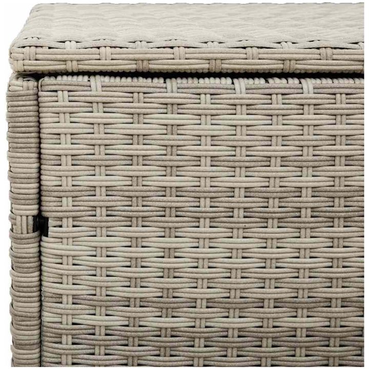 Dynbox ljusgrå konstrotting vidaXL 110 x 50 x 58 cm – bild 8