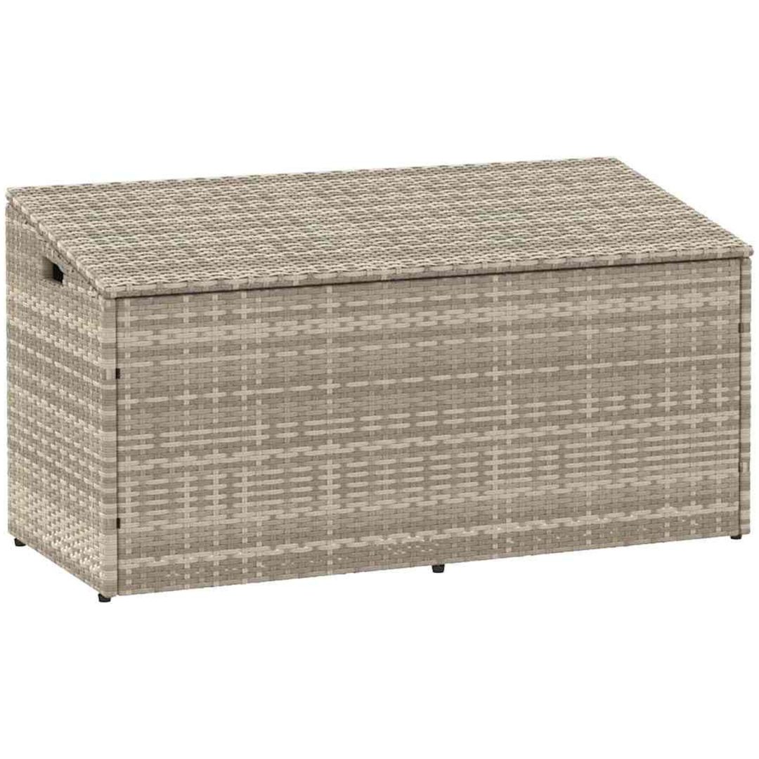 Dynbox ljusgrå konstrotting vidaXL 110 x 50 x 58 cm