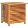 Dynbox massivt akaciaträ vidaXL 60 x 50 x 56 cm – miniatyr 2