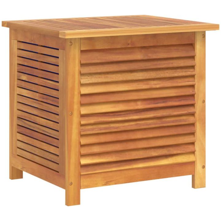 Dynbox massivt akaciaträ vidaXL 60 x 50 x 56 cm – bild 2