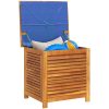 Dynbox massivt akaciaträ vidaXL 60 x 50 x 56 cm – miniatyr 4