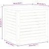 Dynbox massivt eukalyptusträ vidaXL 60 x 50 x 55 cm – miniatyr 9