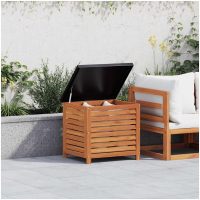 Dynbox massivt eukalyptusträ vidaXL