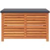 Dynbox massivt eukalyptusträ vidaXL 90 x 48 x 55 cm – miniatyr 4