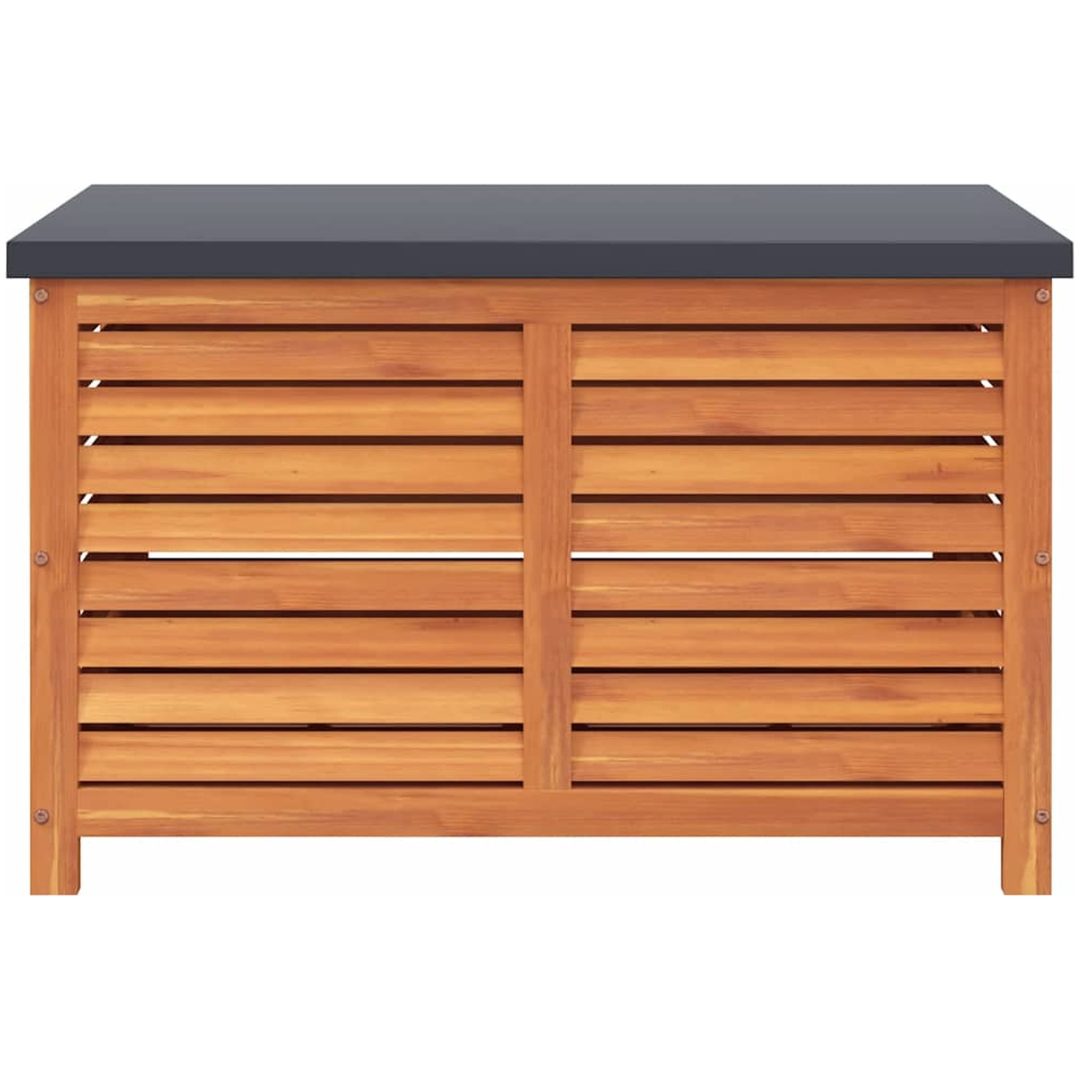 Dynbox massivt eukalyptusträ vidaXL 90 x 48 x 55 cm – bild 4