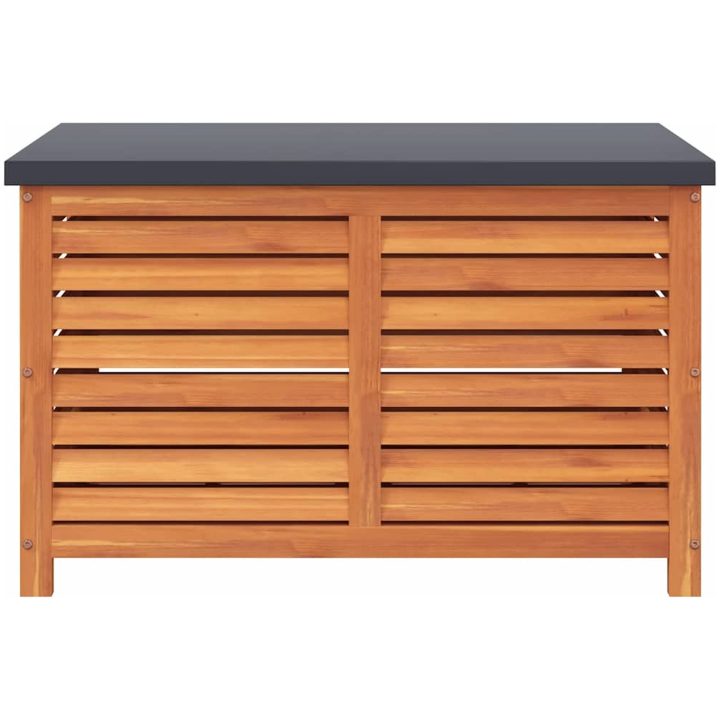 Dynbox massivt eukalyptusträ vidaXL 90 x 48 x 55 cm – bild 4