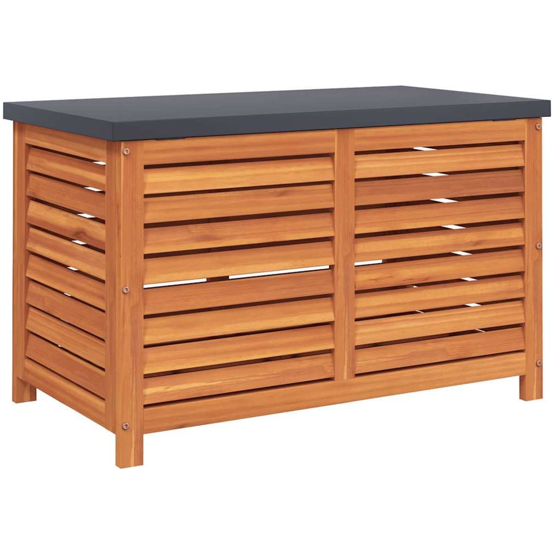 Dynbox massivt eukalyptusträ vidaXL 90 x 48 x 55 cm – bild 6