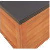 Dynbox massivt eukalyptusträ vidaXL 90 x 48 x 55 cm – miniatyr 8