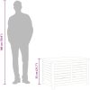 Dynbox massivt eukalyptusträ vidaXL 90 x 48 x 55 cm – miniatyr 10