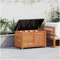 Dynbox massivt eukalyptusträ vidaXL