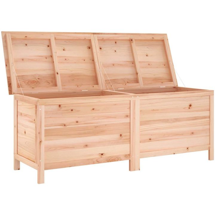 Dynbox massivt granträ vidaXL 150 x 50 x 56.5 cm – bild 3