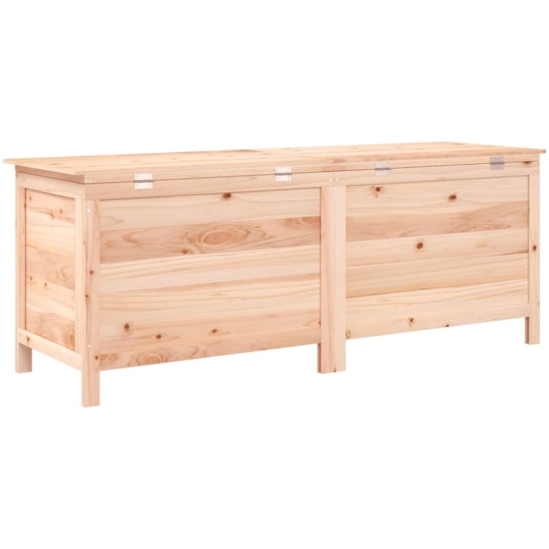 Dynbox massivt granträ vidaXL 150 x 50 x 56.5 cm – bild 6