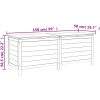 Dynbox massivt granträ vidaXL 150 x 50 x 56.5 cm – miniatyr 8