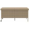 Dynbox med hjul Beige konstrottning vidaXL 160 x 55 x 75 cm – miniatyr 3