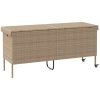 Dynbox med hjul Beige konstrottning vidaXL 160 x 55 x 75 cm – miniatyr 6